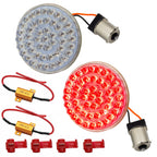 Eagle Lights 2" Rear LED Turn Signals for Harley-Davidson Motorcycles- Generation I / 1156 Base / Red