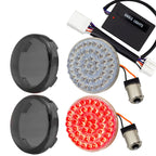 Eagle Lights 2" Rear LED Turn Signals for Harley-Davidson Motorcycles- Generation I / 1156 Base / Red