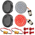 Eagle Lights 2" Rear LED Turn Signals for Harley-Davidson Motorcycles- Generation I / 1156 Base / Red