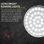 Eagle Lights Generation II Premium LED Front Turn Signals with Full Running Light for Harley-Davidson® Motorcycles