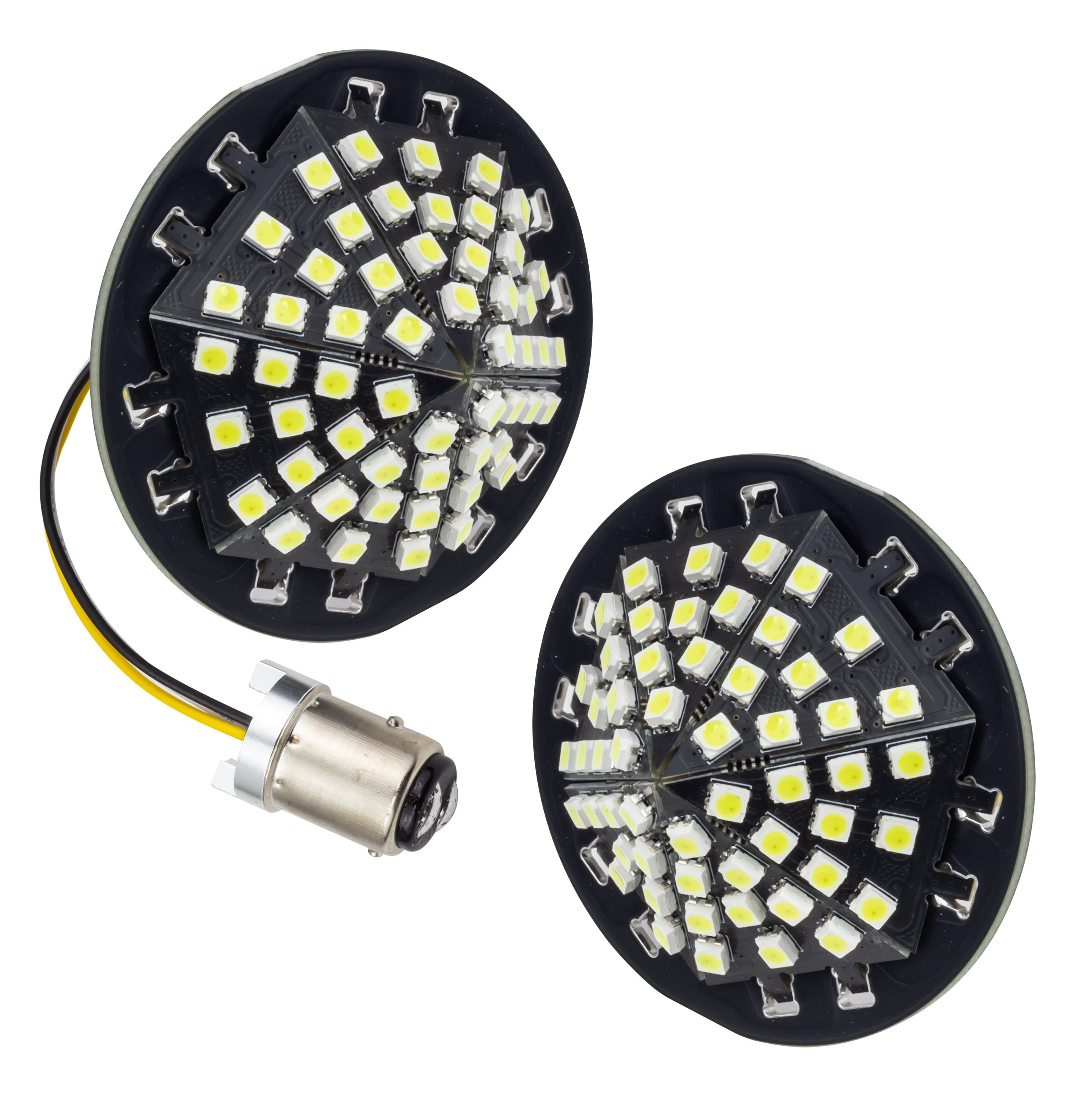 Eagle Lights Midnight Edition Generation III Front and Rear LED Turn Signal Kit for Harley-Davidson® Motorcycles- 1157 Front / 1157 Rear