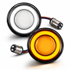 Eagle Lights HALOS 2" Front LED Turn Signals for Harley-Davidson® Motorcycles