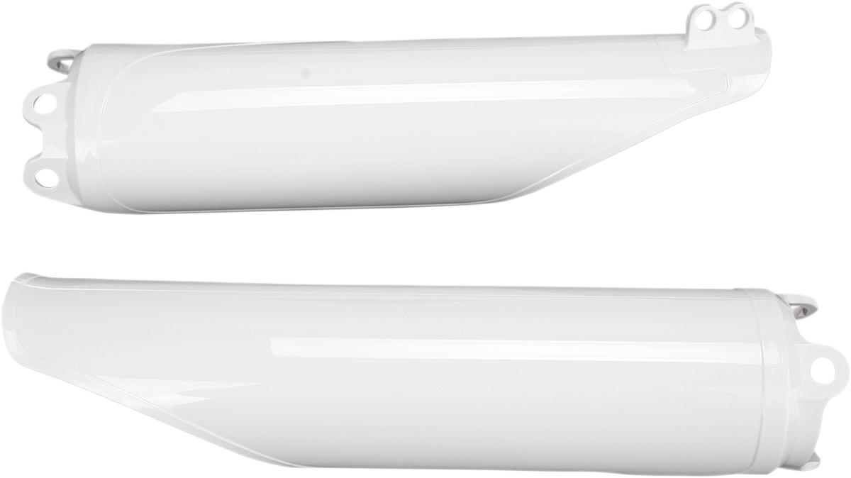 ACERBIS Fork Covers - Lower / White 0412-0131
