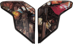 ICON Airflite™ Helmet Side Plates — Pleasuredome - Airflite™ Side Plates / Pleasuredome3 / Brown 0133-1223