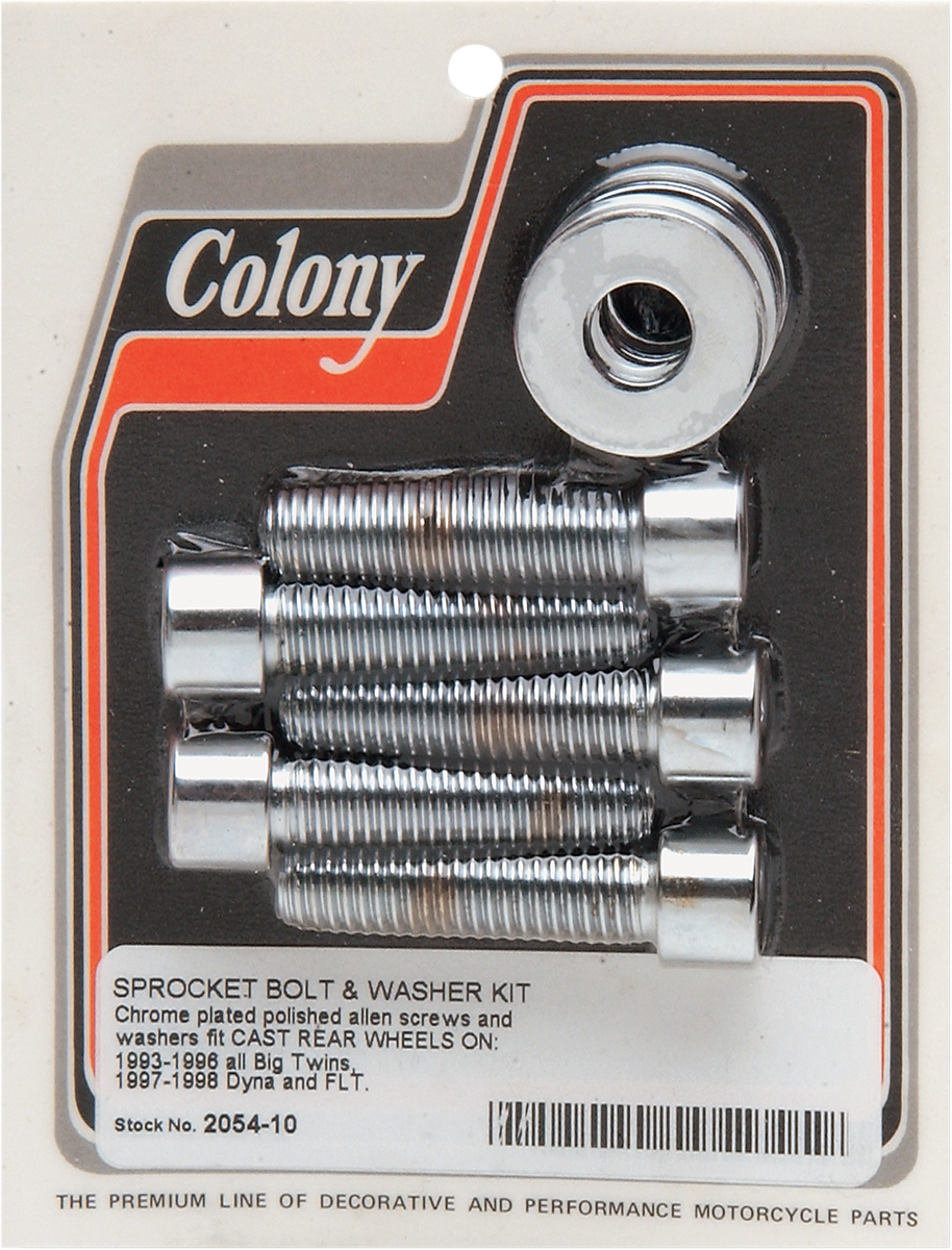 COLONY Mounting Hardware Kit with Washers - Sprocket/Belt Pulley / Socket-Head / 1-3/4" 2401-0121