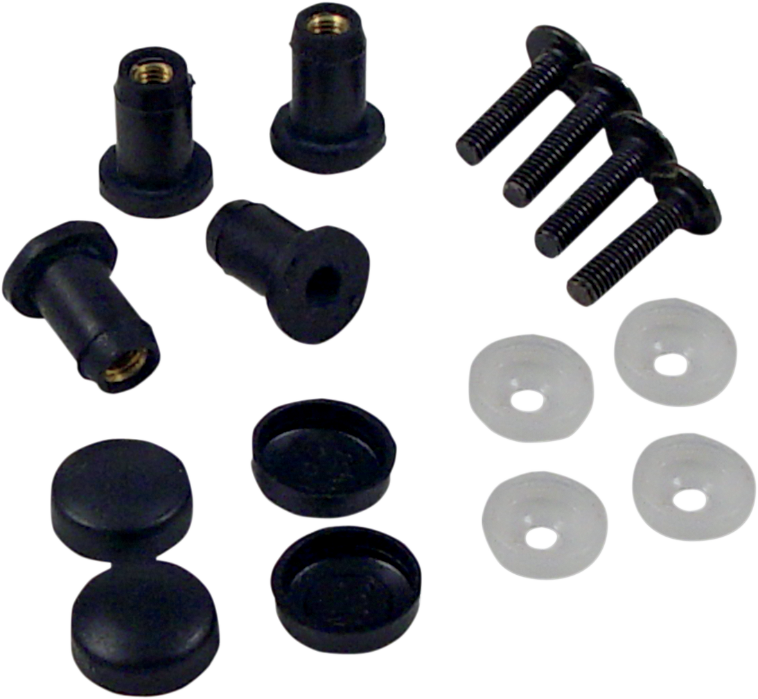 POWERMADD Windshield Well Nut Kit - 2350-0218