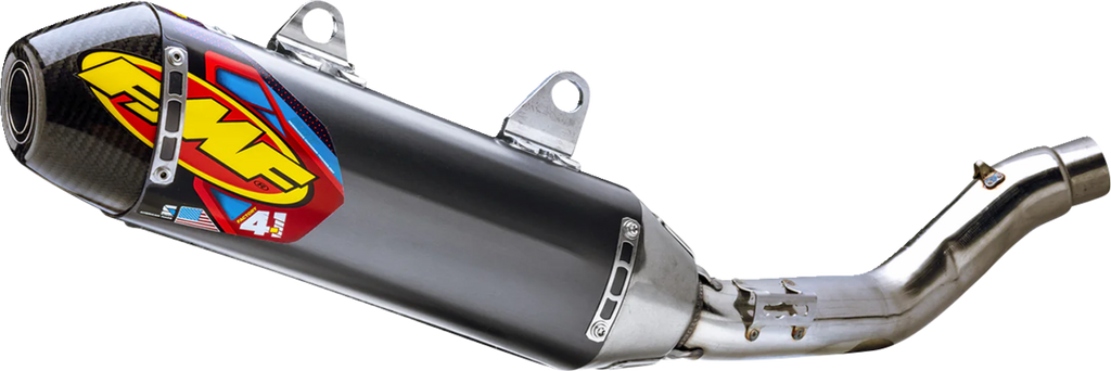 FMF Racing Kawasaki KX450F / KX450X 2024-2026 Factory 4.1 RCT Stainless SL (Slip-On) w/ Carbon End Cap 042403
