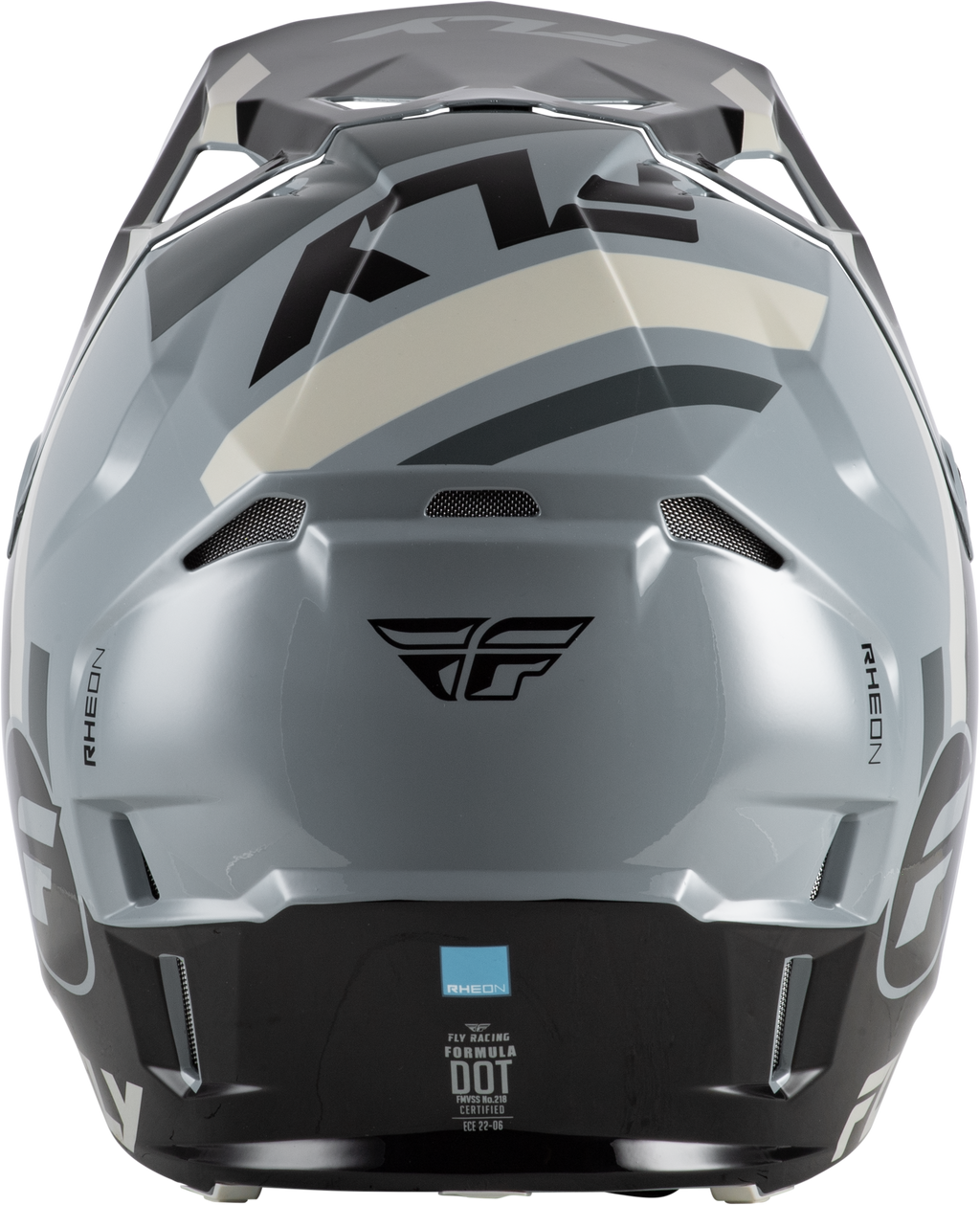 FLY Racing Formula CP Seal Helmet (2026) - Black / Grey / Light Grey - View 5