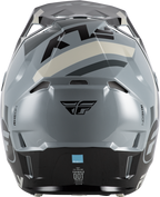FLY Racing Formula CP Seal Helmet (2026) - Black / Grey / Light Grey - View 21