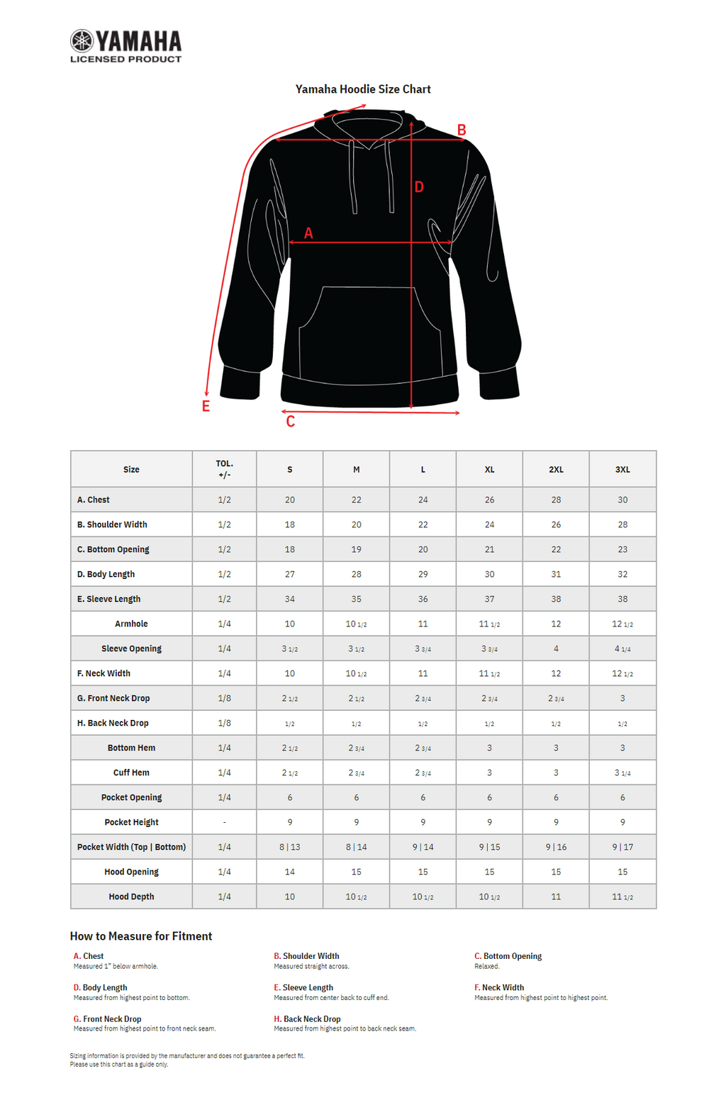 YAMAHA APPAREL Hoodie Yamaha Racing