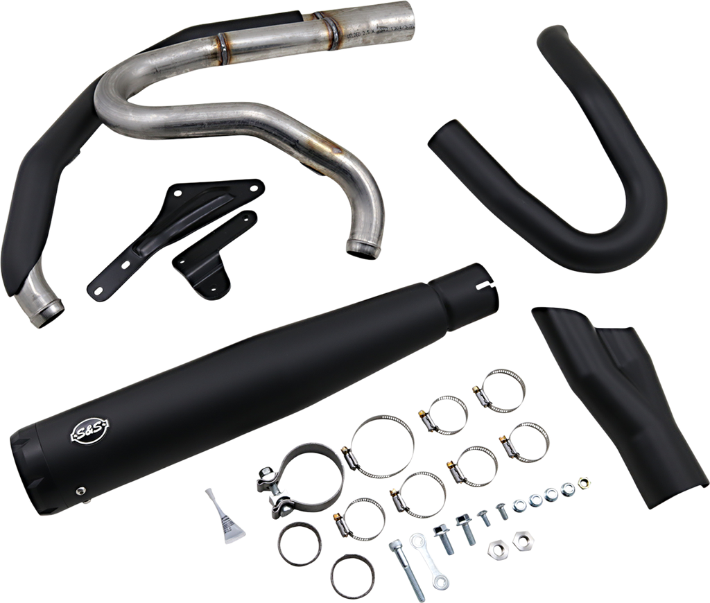 2:1 Exhaust for M8 Softail - Black