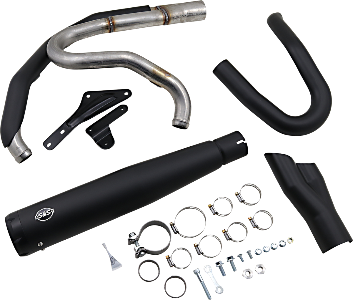 2:1 Exhaust for M8 Softail - Black