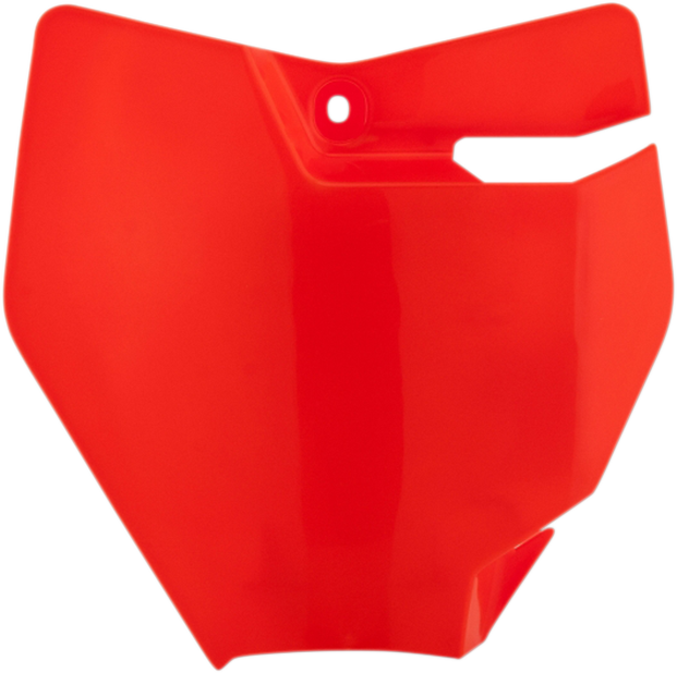 ACERBIS Front Number Plate - Fluorescent Orange 0520-2359