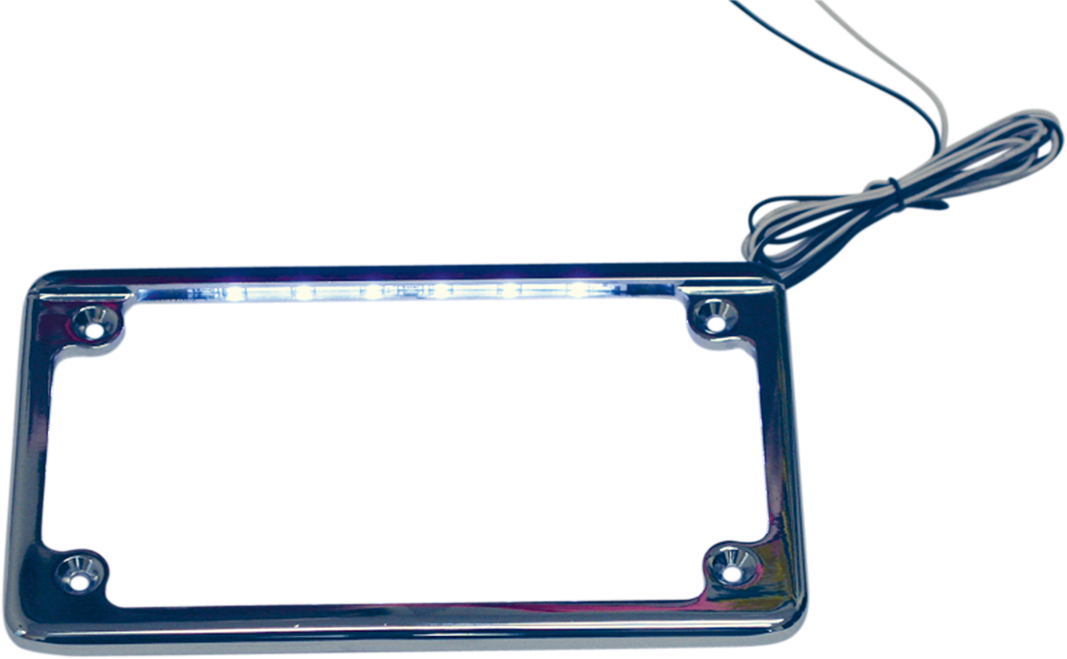 CUSTOM DYNAMICS LED License Plate Frame - Chrome 2030-0533