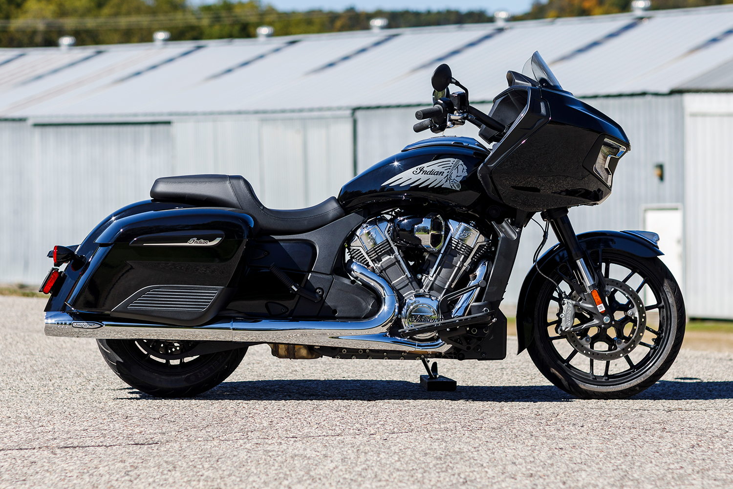 4" Broadhead Slip-On Mufflers - Fishtail - Chrome