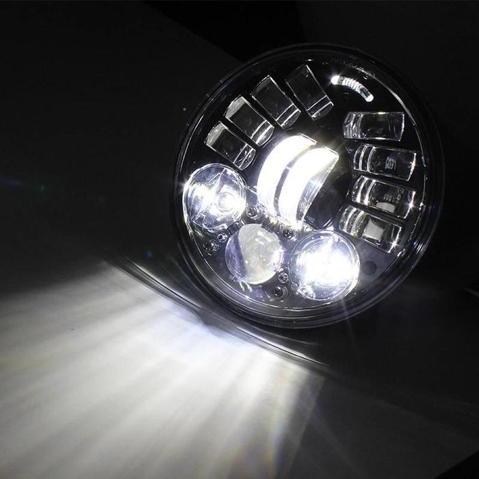 Eagle Lights 5.75" Honda VTX LED Headlight Kit with Integrated Turn Signals. Bracket included.  Plug and Play fits 2002-2008 VTX 1800, VTX 1300