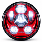 Eagle Lights 5 3/4" Generation III Red LED Projection Headlight - Color Matched