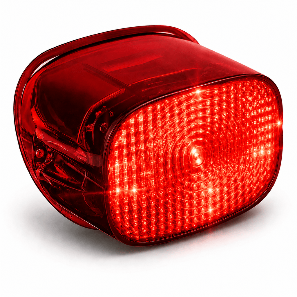 Eagle Lights Flashing Strobe LED Squareback Tail Brake Light Kit for Harley-Davidson® Tri Glide Models