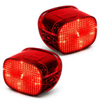 Eagle Lights Flashing Strobe LED Squareback Tail Brake Light Kit for Harley-Davidson® Tri Glide Models