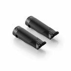 Rizoma Snake Footpegs - Black Pair - PE615B