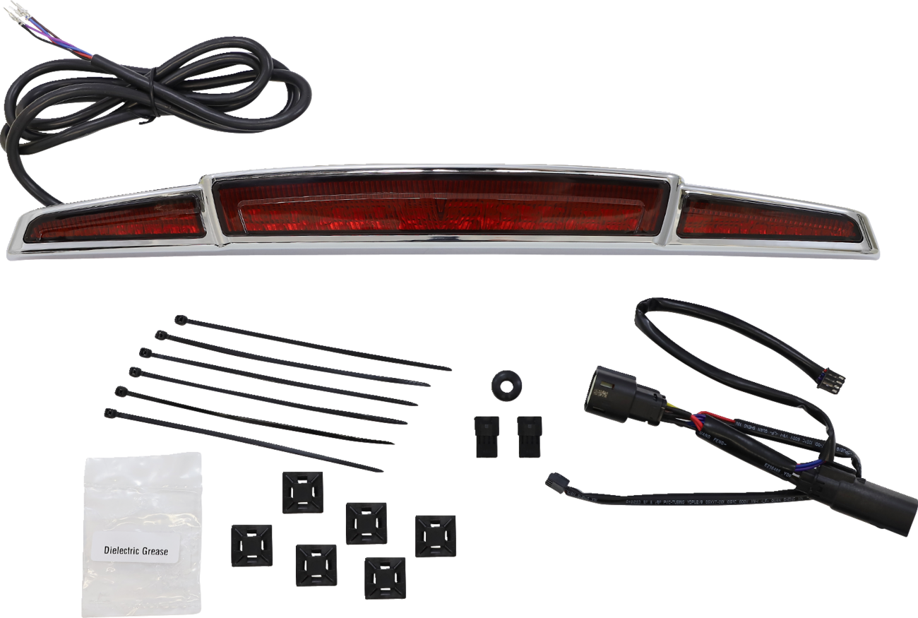 CIRO Trunk Light/Taillight - Chrome / Red 2010-1457