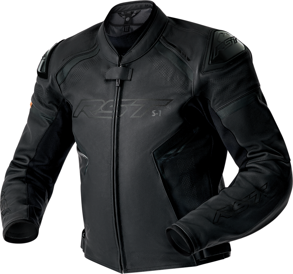 RST S-1 CE Men's Leather Jacket - Black - View 1