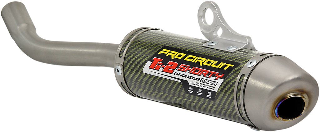 Pro Circuit Ti-2 Shorty Slip-On Silencer - CR250R