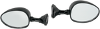 KIMPEX Panel Mount Mirror - Mirror / Side View / Panel Mount / Round / Black 0640-0197