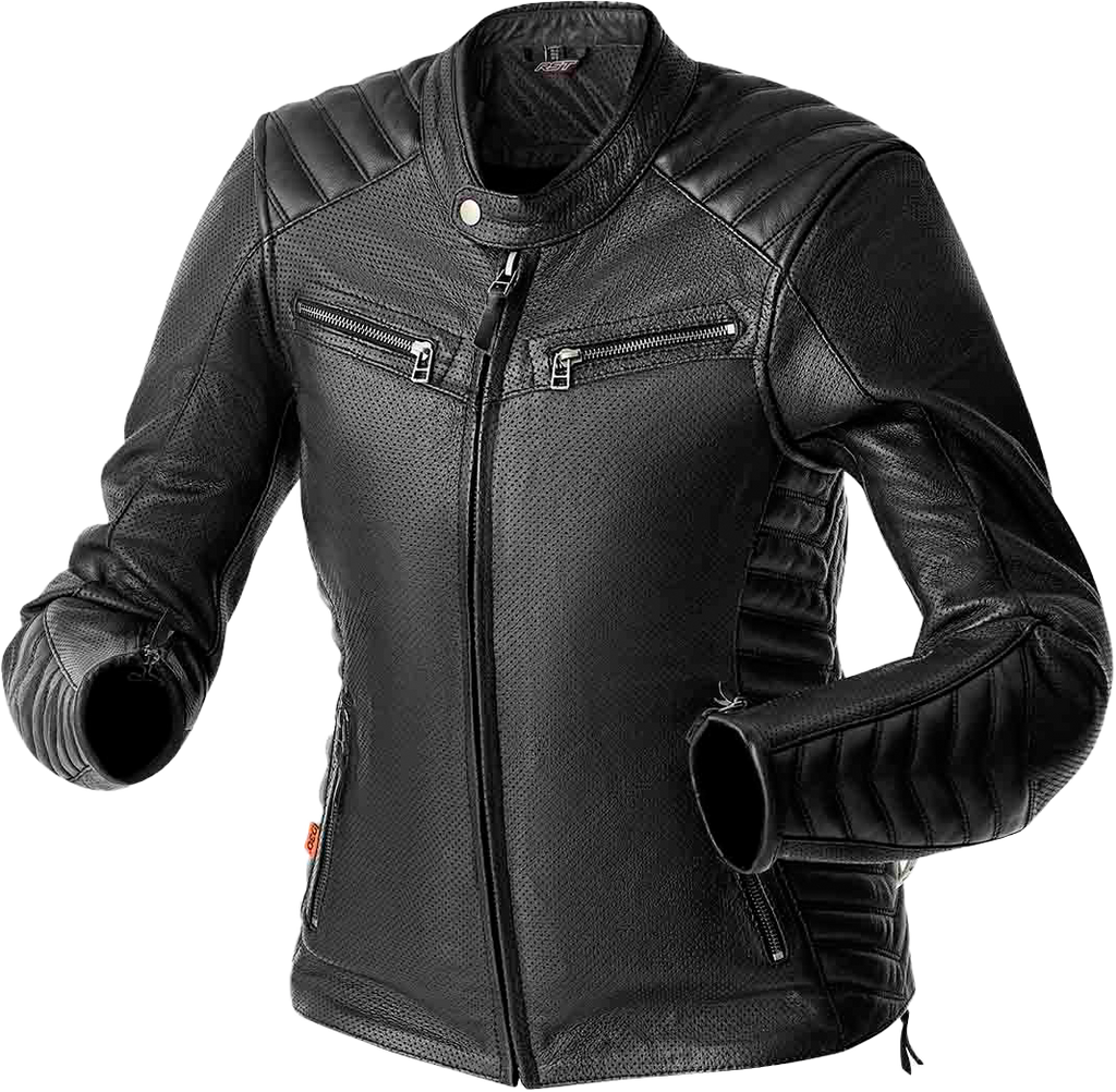 RST Roadster Air CE Women's Leather Jacket - Black - View 1