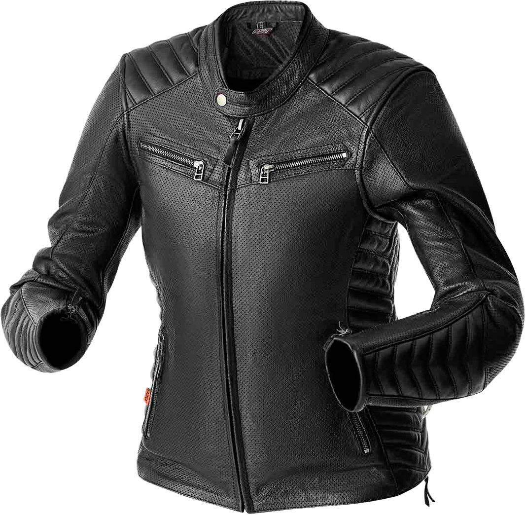 RST Roadster Air CE Women's Leather Jacket - Black - View 1