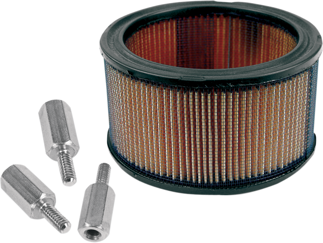 S&S CYCLE High-Flow Air Filter & Adapter Kit - Super E/G Carburetor 1011-0323