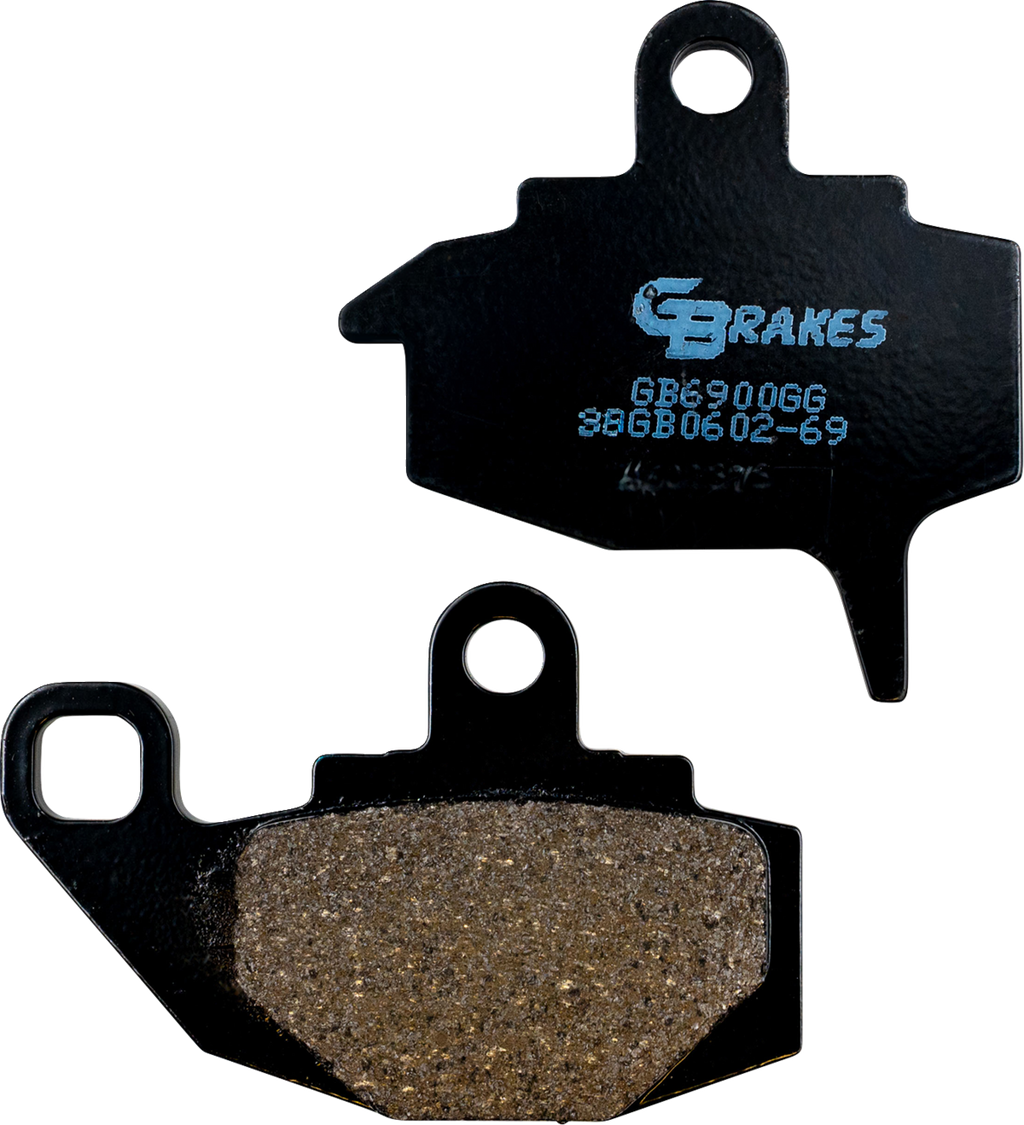 GBRAKES Semi Metallic Brake Pads - Brake Pads / Semi-Metallic/Ceramic / Front/Rear 1721-3740