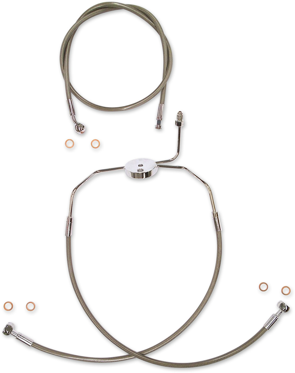 MAGNUM SHIELDING XR Stainless Extreme Response Front Brakeline Kit