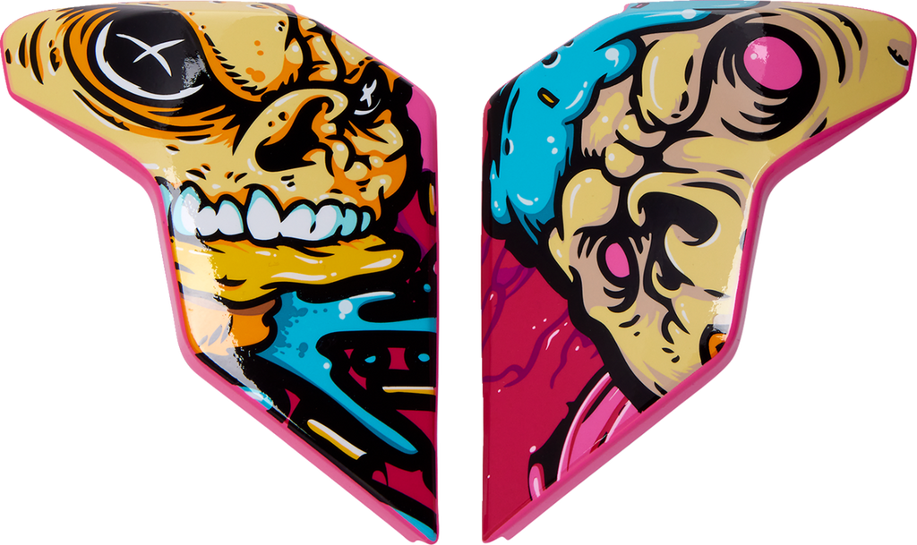 ICON Airflite™ Helmet Side Plates — Snack Attack - Airflite™ Side Plates / Snack Attack / Pink 0133-1499