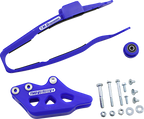 T.M. DESIGNWORKS Chain Guide and Slider Kit - Chain Guide/Slider / Blue / Yamaha 1231-1394