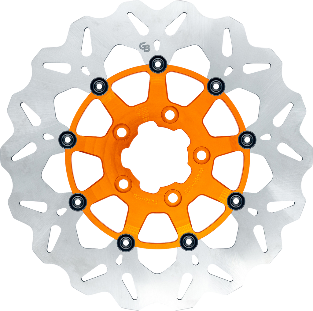 GBRAKES Wave® Brake Rotors - Brake Rotor / Front / Orange 1710-4944