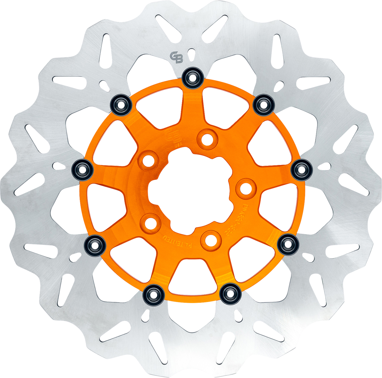 GBRAKES Wave® Brake Rotors - Brake Rotor / Front / Orange 1710-4944