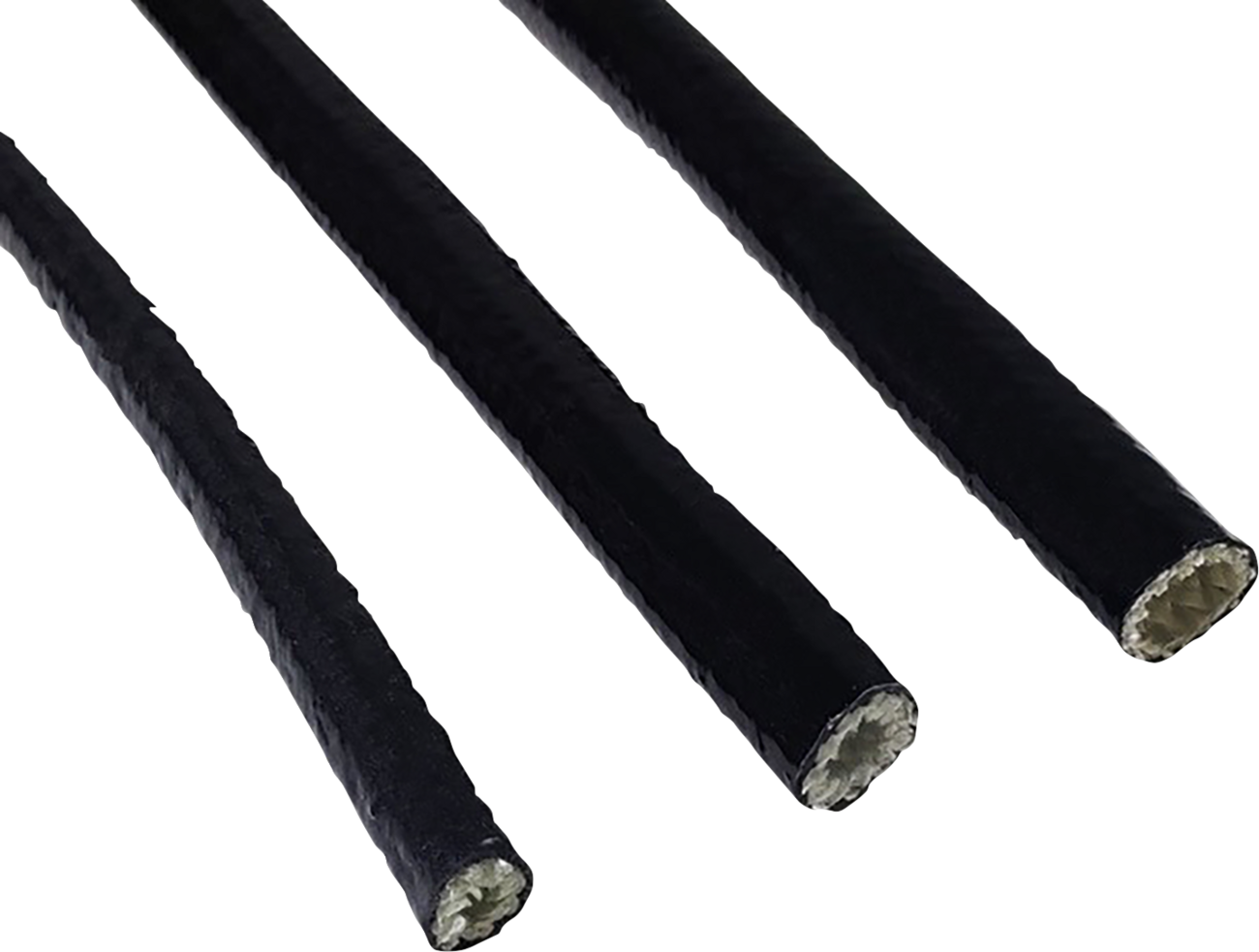 CYCLE PERFORMANCE PROD. Fire Sleeve - Black / 1/4" ID x 24" Length 0706-0630