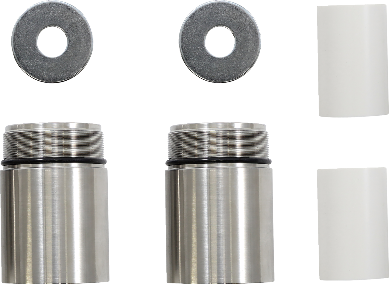 CYCLE VISIONS Fork Tube Extensions - 49 mm / Extends +2" / Chrome 0404-0297