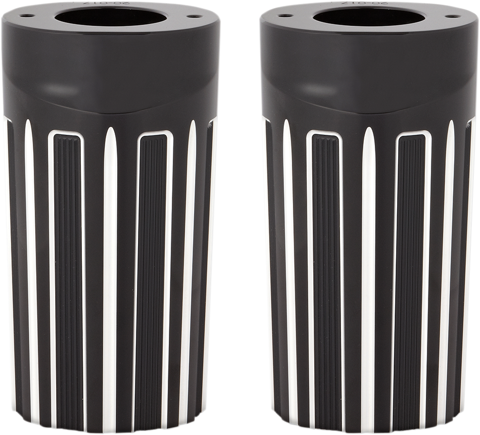 ARLEN NESS Fork Boot Covers - Black Anodized / 10-Gauge / FLHT 0406-0072