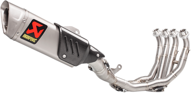 AKRAPOVIC Evolution Line Exhaust System - Titanium S-Y6E9-APT - Yamaha R6 2008-2026