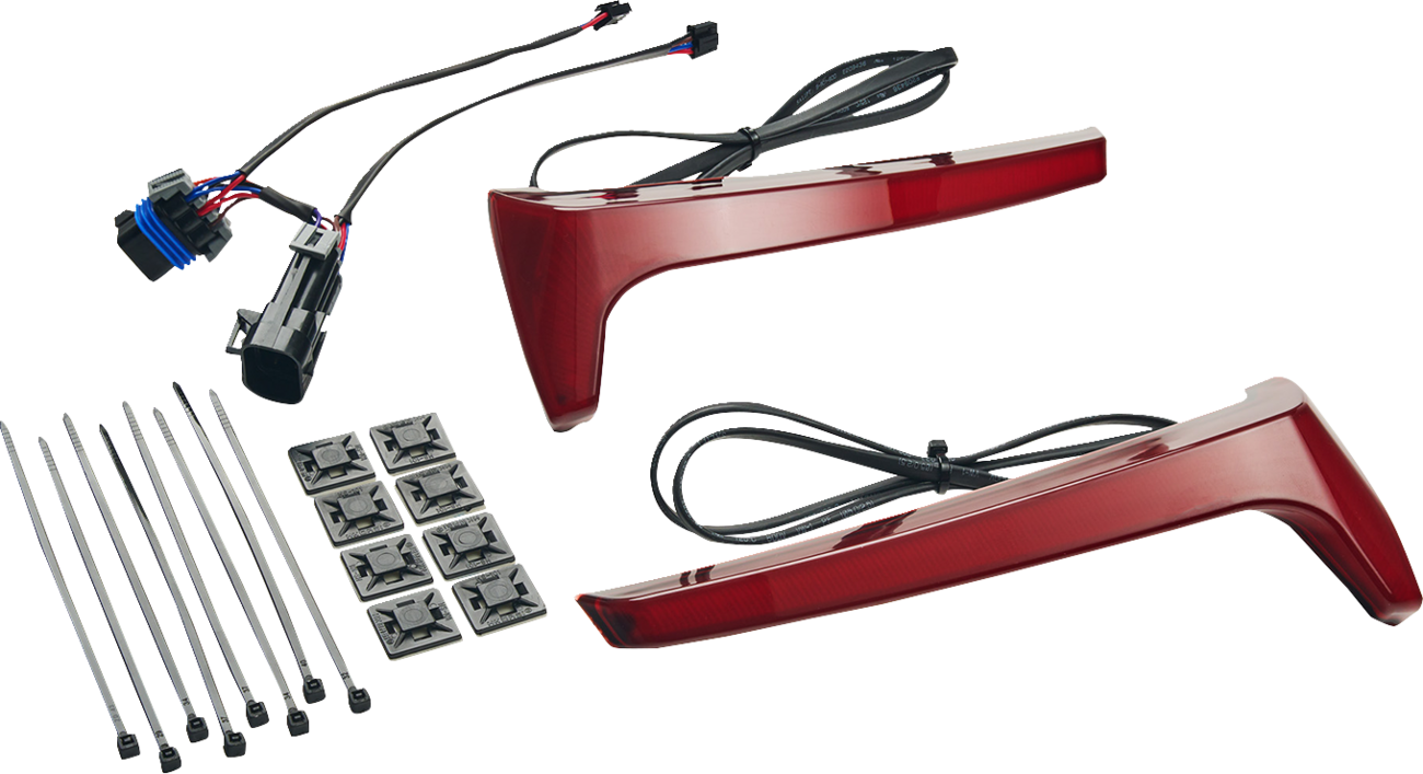 CIRO Saddlebag Lights - Red Lens / Red Turn Signal / Indian 2040-3252