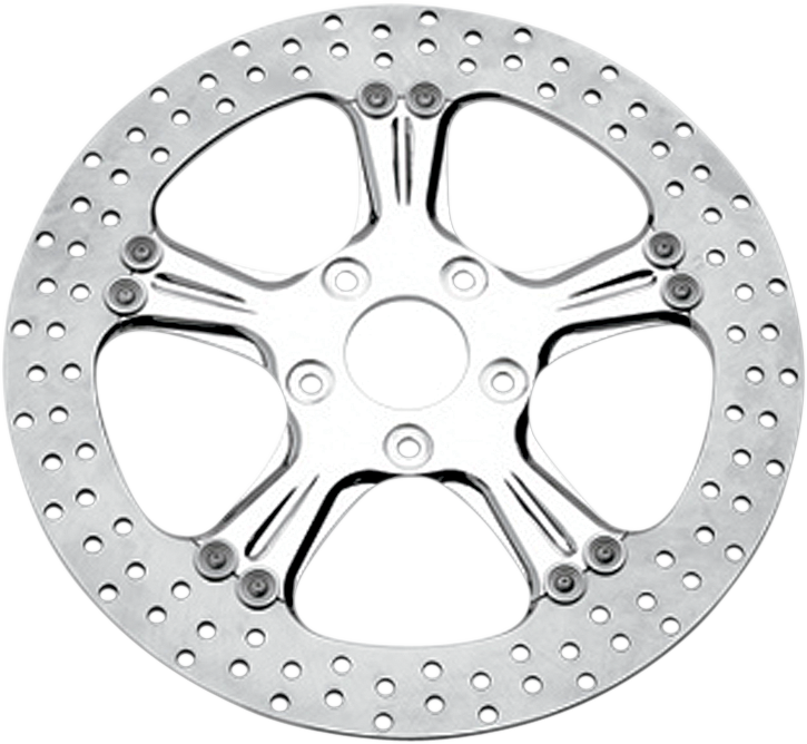 PERFORMANCE MACHINE (PM) Two-Piece Brake Rotor - Brake Rotor / 11.5" / Wrath / Chrome 1710-1593