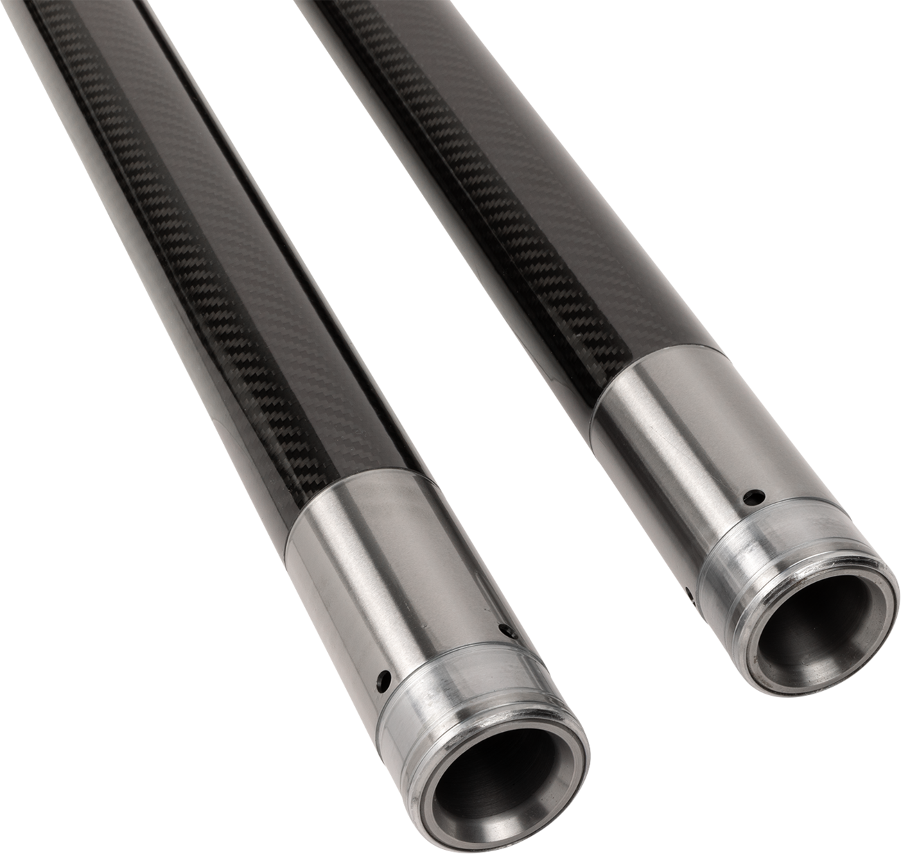 CUSTOM CYCLE ENGINEERING Fork Tubes - 49 mm / 27.875" / Black 0404-0696