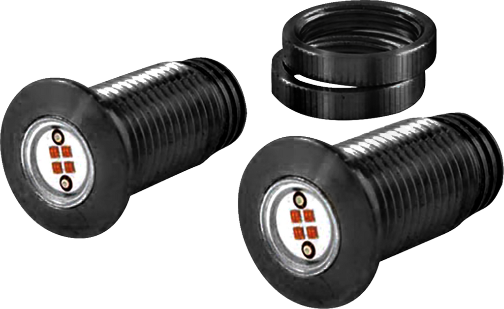 PAUL YAFFE BAGGER NATION Bag Bolts Taillight Kit with Lightning Bolts - Lightning Bolts Kit / Run/Brake/Turn / Black 2020-2167