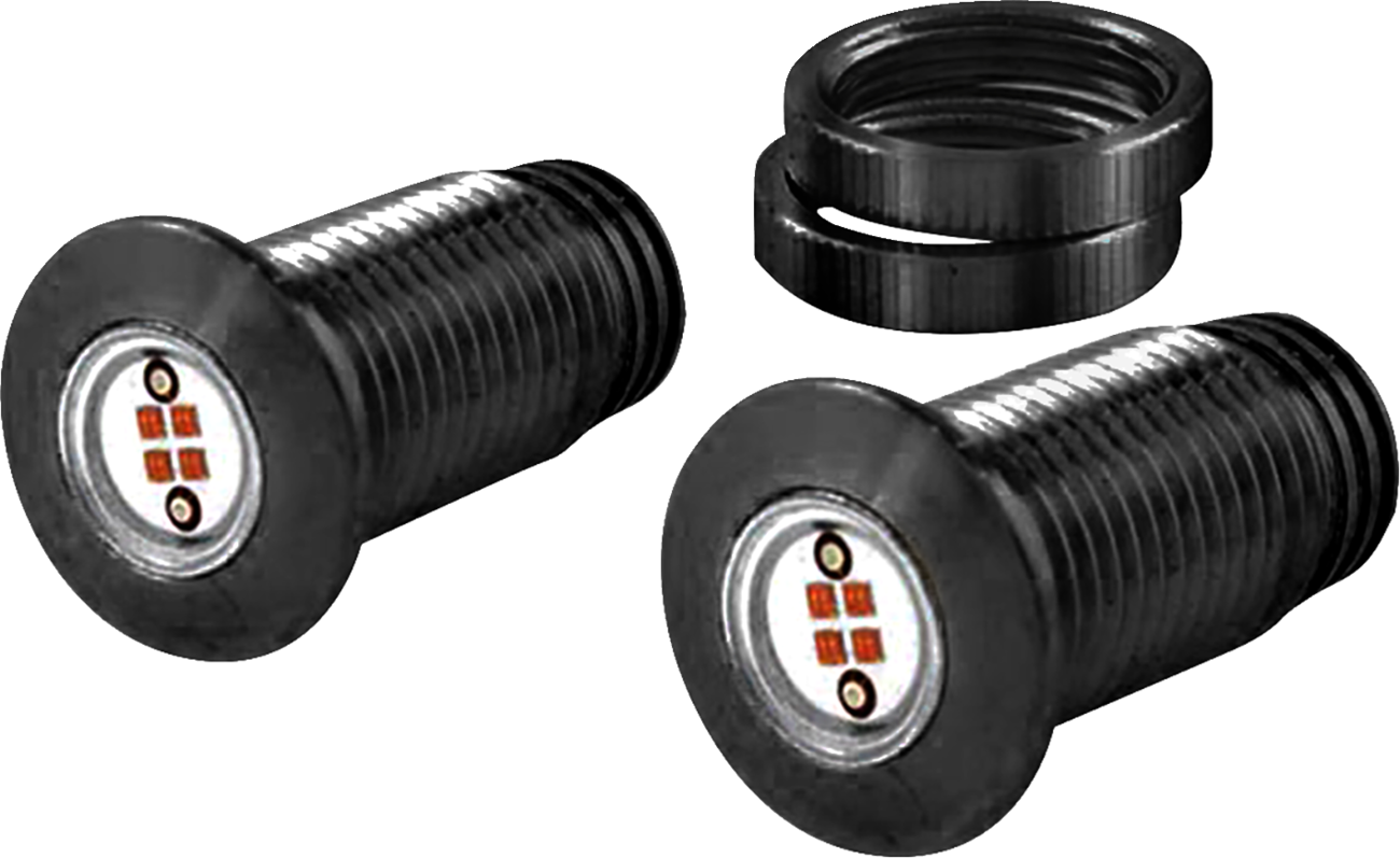 PAUL YAFFE BAGGER NATION Bag Bolts Taillight Kit with Lightning Bolts - Lightning Bolts Kit / Run/Brake/Turn / Black 2020-2167