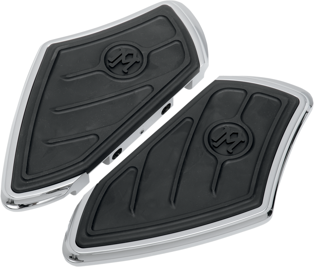 PERFORMANCE MACHINE (PM) Contour Floorboards - Driver / Chrome 1621-0229