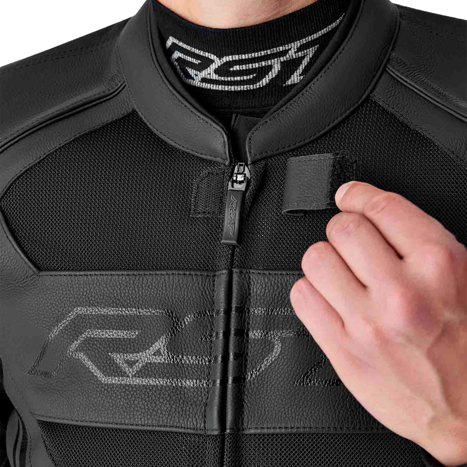 RST S-1 Mesh CE Men's Leather Jacket - Black - View 4