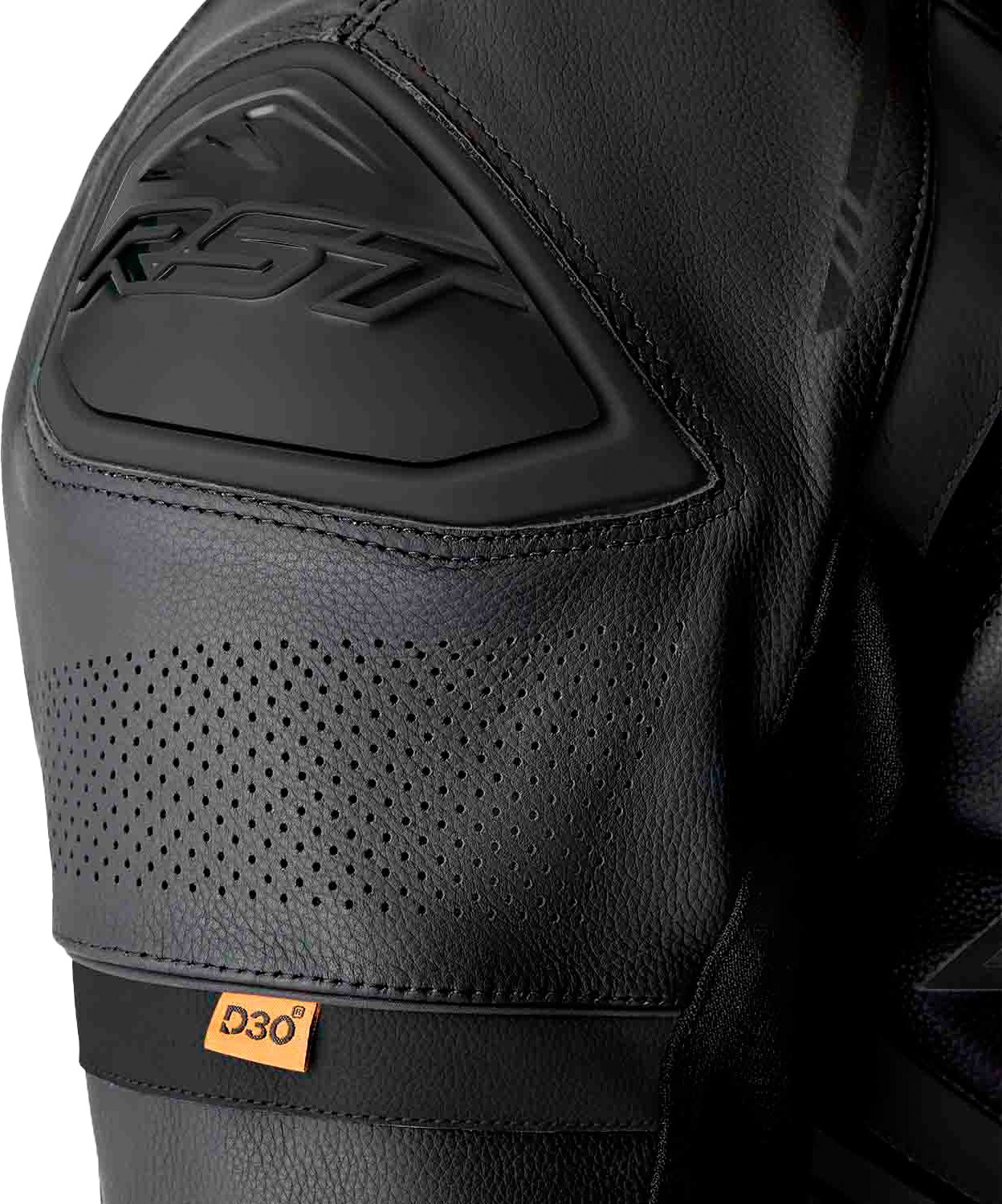 RST S1 D3O Leather Suit - Black - View 21