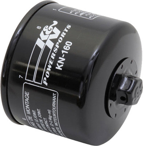 K&N KN-160 Powersports Oil Filter For Bimota BB2, Bimota BB3, And BMW F900
